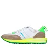 Hidnander Man Sneakers White Size 8 Leather In Multi