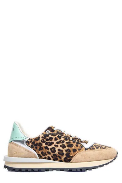 Hidnander Tenkei Prime Animal Printed Sneakers In Multi