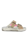 Hidnander Sandals Golden In Grey