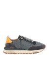 Hidnander Woman Sneakers Grey Size 6 Leather In Grey