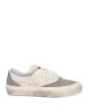 Hidnander Woman Sneakers Ivory Size 6 Leather, Textile Fibers In White