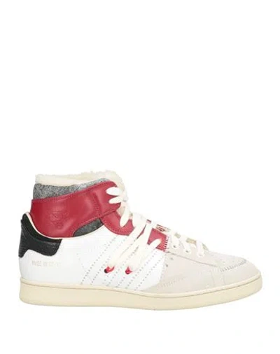 Hidnander Woman Sneakers Ivory Size 7 Leather In White