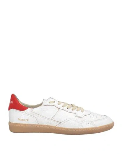 Hidnander Woman Sneakers Off White Size 8 Leather