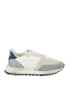 Hidnander Woman Sneakers Pastel Yellow Size 9 Leather, Textile Fibers