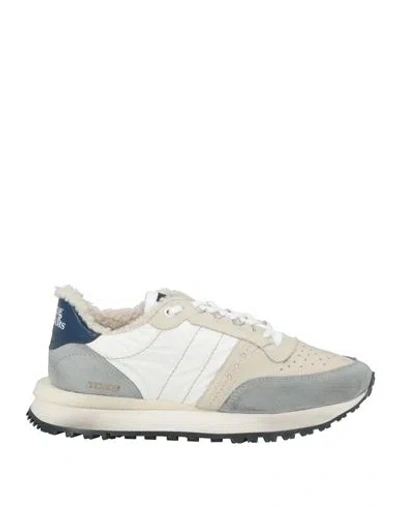 Hidnander Woman Sneakers Pastel Yellow Size 9 Leather, Textile Fibers