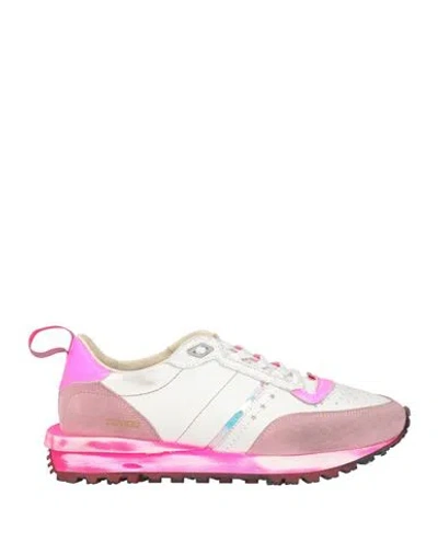 Hidnander Woman Sneakers Pink Size 10 Leather