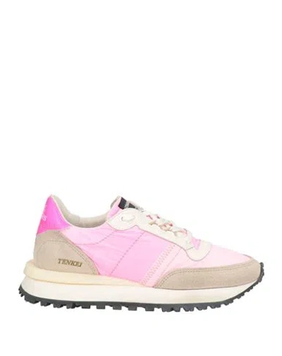 Hidnander Woman Sneakers Pink Size 6 Leather