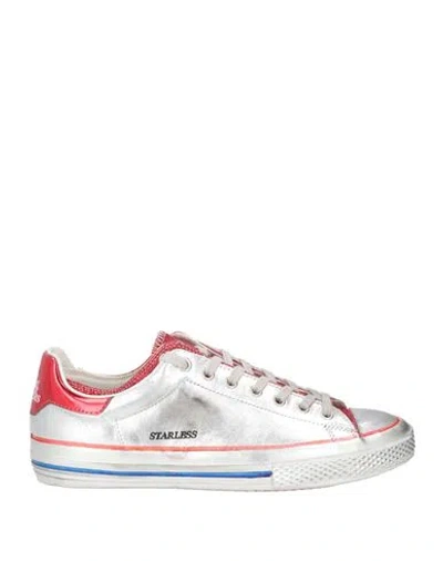 Hidnander Woman Sneakers Red Size 9 Leather