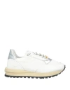 Hidnander Woman Sneakers White Size 10 Leather In White