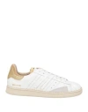 Hidnander Woman Sneakers White Size 8 Leather In White
