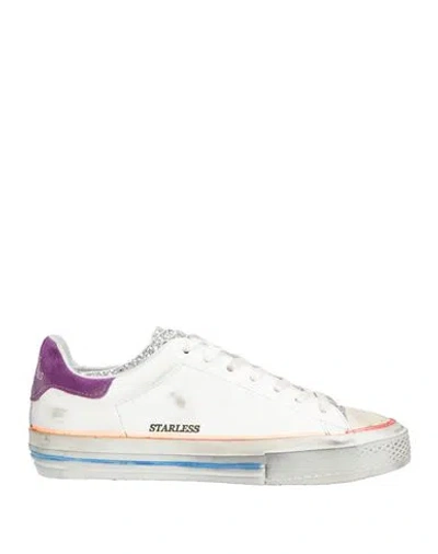 Hidnander Woman Sneakers White Size 7 Leather