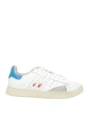 Hidnander Woman Sneakers White Size 8 Leather In White