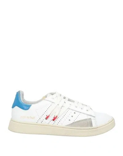 Hidnander Woman Sneakers White Size 8 Leather