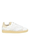 Hidnander Woman Sneakers White Size 8 Leather In White