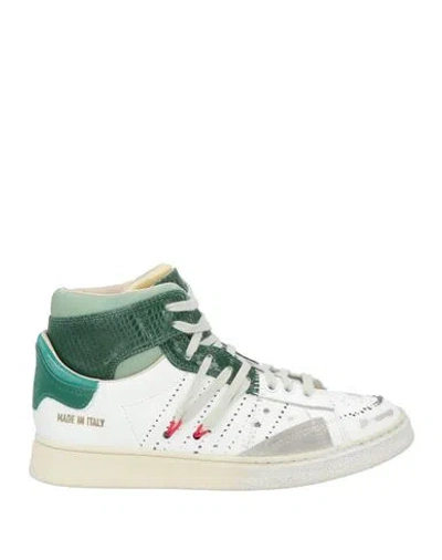 Hidnander Woman Sneakers White Size 8 Leather