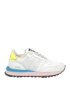 Hidnander Woman Sneakers Grey Size 8 Leather In White