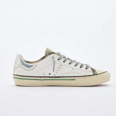 Hidnander Women's Starless Low Moma Art Sneaker In White Camo