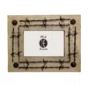 Hiend Accents Double Barbwire Frame 4x6 In Cream