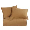 Hiend Accents Stonewashed Cotton Canvas Coverlet - King In Terracotta
