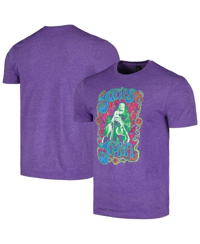 Hifi Entertainment Men's And Women's Heather Purple Janis Joplin Piece Of My Heart T-shirt