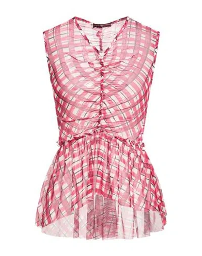 High Afloat Woman Top Red Size 4 Polyester, Elastane In Multi