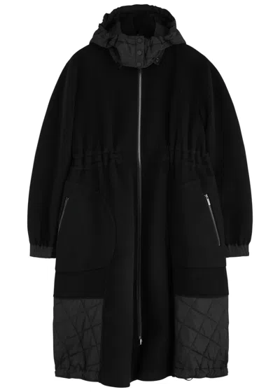 High Allude To Reversible Felt Coat In Black