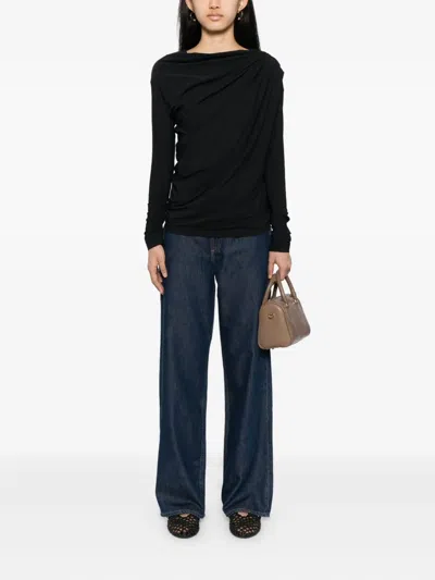 HIGH ASLANT FITTED TOP