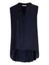 High Assume Blouse In Blue
