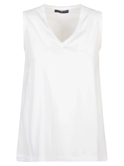 High Cryptic Top In Blanco
