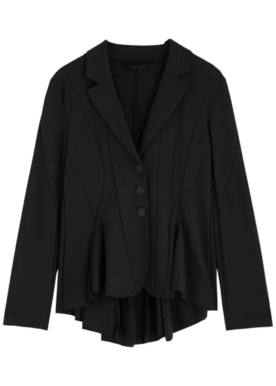 High Destiny Stretch-jersey Blazer In Black