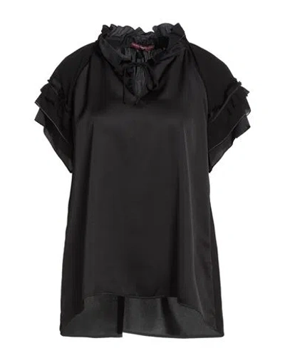 High Embrace Woman Top Black Size 10 Polyester