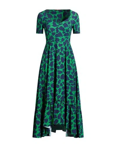 High Fantastic Woman Midi Dress Green Size 10 Nylon, Elastane