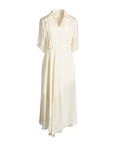 High Flirtatious Woman Maxi Dress Beige Size 8 Rayon, Nylon, Elastane In Neutral