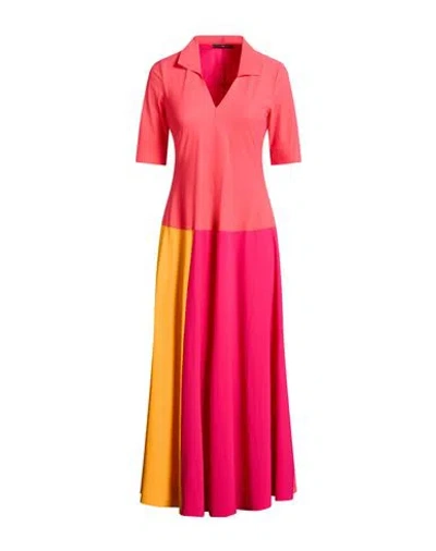 High Gravity Woman Maxi Dress Salmon Pink Size 12 Nylon, Elastane