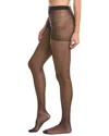 High Heel Jungle 2pk 15 Denier Silky Slimming Sheer Tights In Black