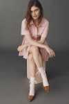 High Heel Jungle Bella Bow Socks In Pink