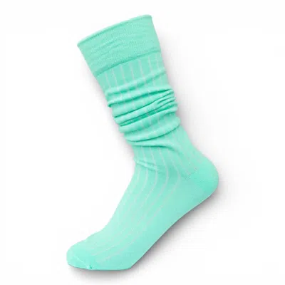 High Heel Jungle By Kathryn Eisman Women's Arcade Fine Knit Sock - Green