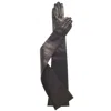 High Heel Jungle By Kathryn Eisman Women's Anya Lambskin Leather Opera Gloves - Black In Black