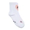High Heel Jungle By Kathryn Eisman Women's Black Galentines Socks In Black