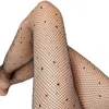 High Heel Jungle By Kathryn Eisman Women's Glitter Fishnet Tight - Black In Black