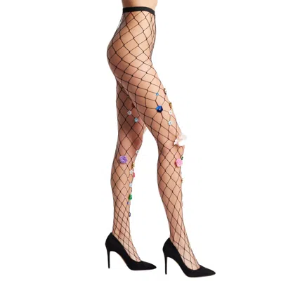 High Heel Jungle By Kathryn Eisman Women's Celebration Tights - Black