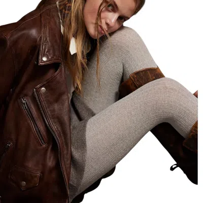 High Heel Jungle By Kathryn Eisman Women's Cozy Ribber Tight Grey