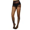 High Heel Jungle By Kathryn Eisman Women's Glitter Star Sheer Tights - Black In Black