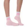 High Heel Jungle By Kathryn Eisman Women's Grey Anti Social Butterfly Cotton Sock In Gray