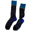 High Heel Jungle By Kathryn Eisman Women's Ivy League Tall Socks- Blue In Blue