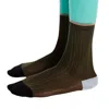 High Heel Jungle By Kathryn Eisman Women's Ivy League Tall Socks- Green In Green