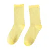 High Heel Jungle By Kathryn Eisman Women's Lurex Trouse Sock - Yellow In Yellow
