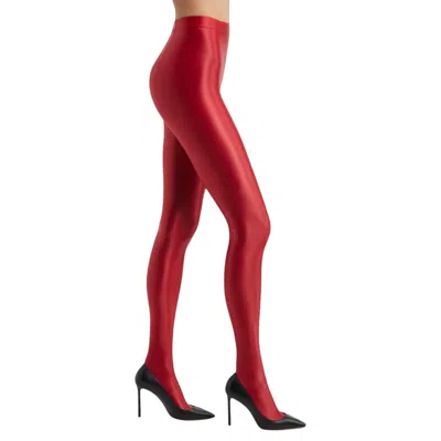 High Heel Jungle By Kathryn Eisman Women's Mercury Tights - Red