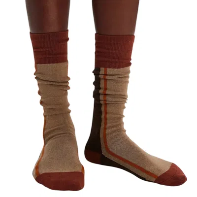 High Heel Jungle By Kathryn Eisman Women's Minty Tall Sock Os Brown Combo
