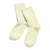 High Heel Jungle By Kathryn Eisman Women's Neutrals Cashmere Sock Creme